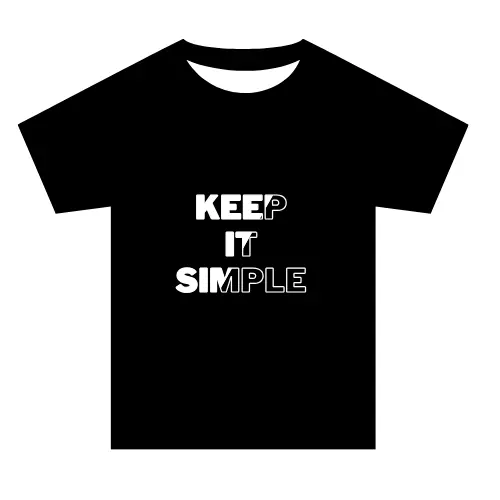 Black T-shirt I Designed Shirt
