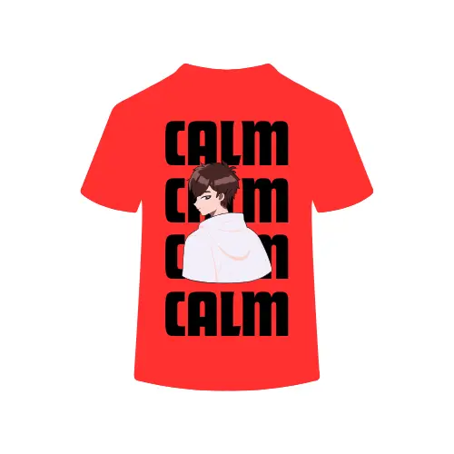 Red designed t-shirt I For men and boys
