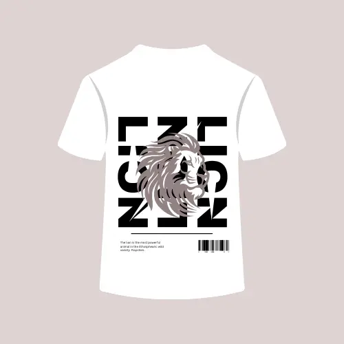 White designed t-shirt I For men and boys