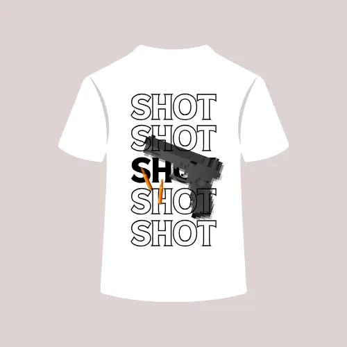 White designed t-shirt I For men and boys