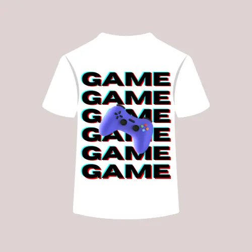 White designed t-shirt I For men and boys