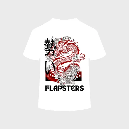 White designed t-shirt I For men and boys