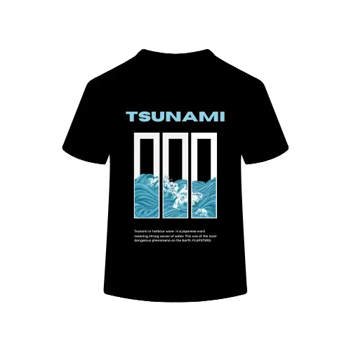 Black designed t-shirt I For men and boys