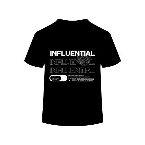 Black designed T-shirt I For men and boys